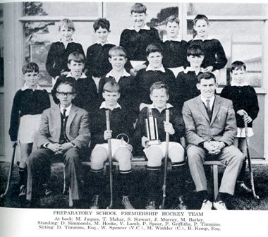 Junior Hockey Team, Premiers 1967 (Pegasus 1967 p65)